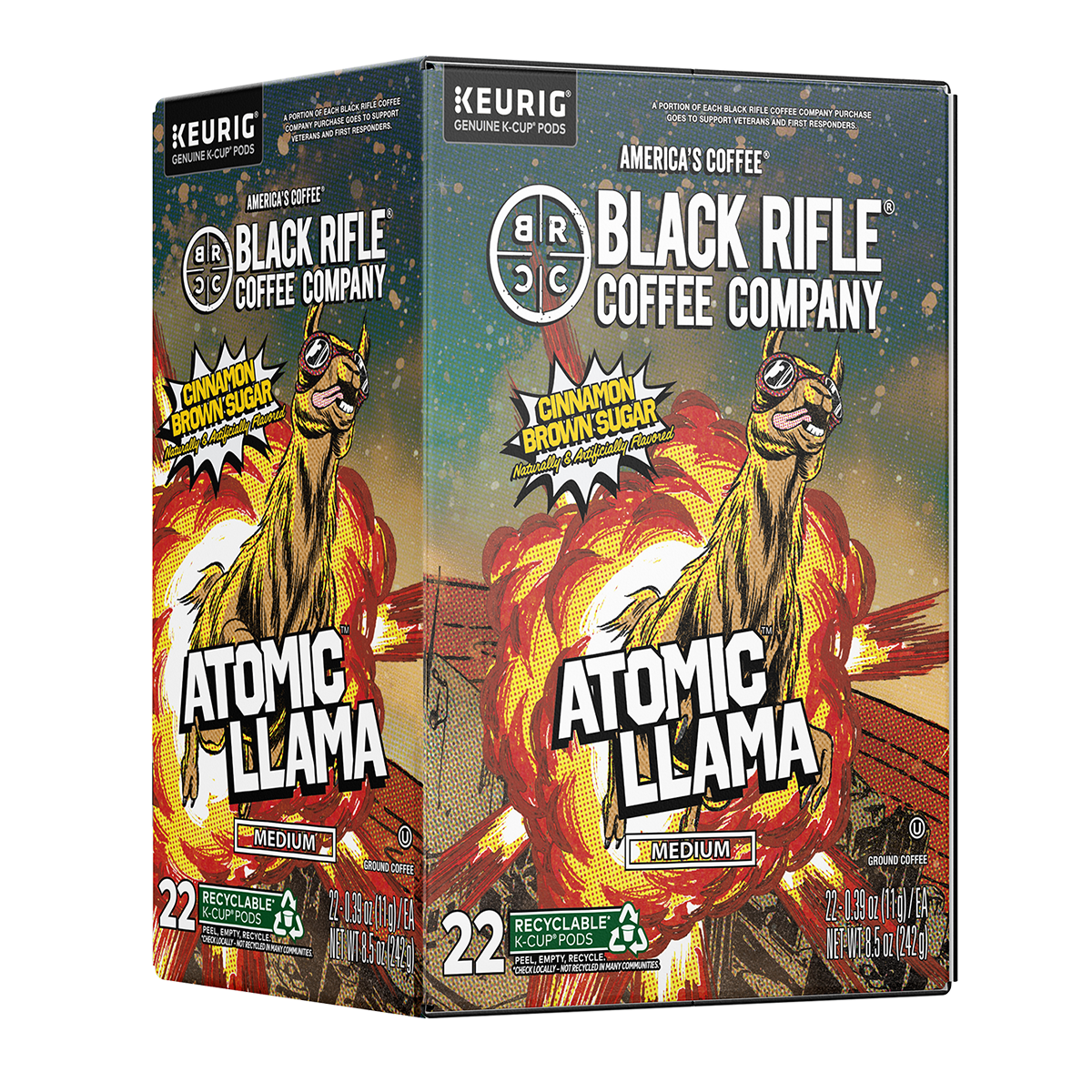 Atomic Llama, K-Cups