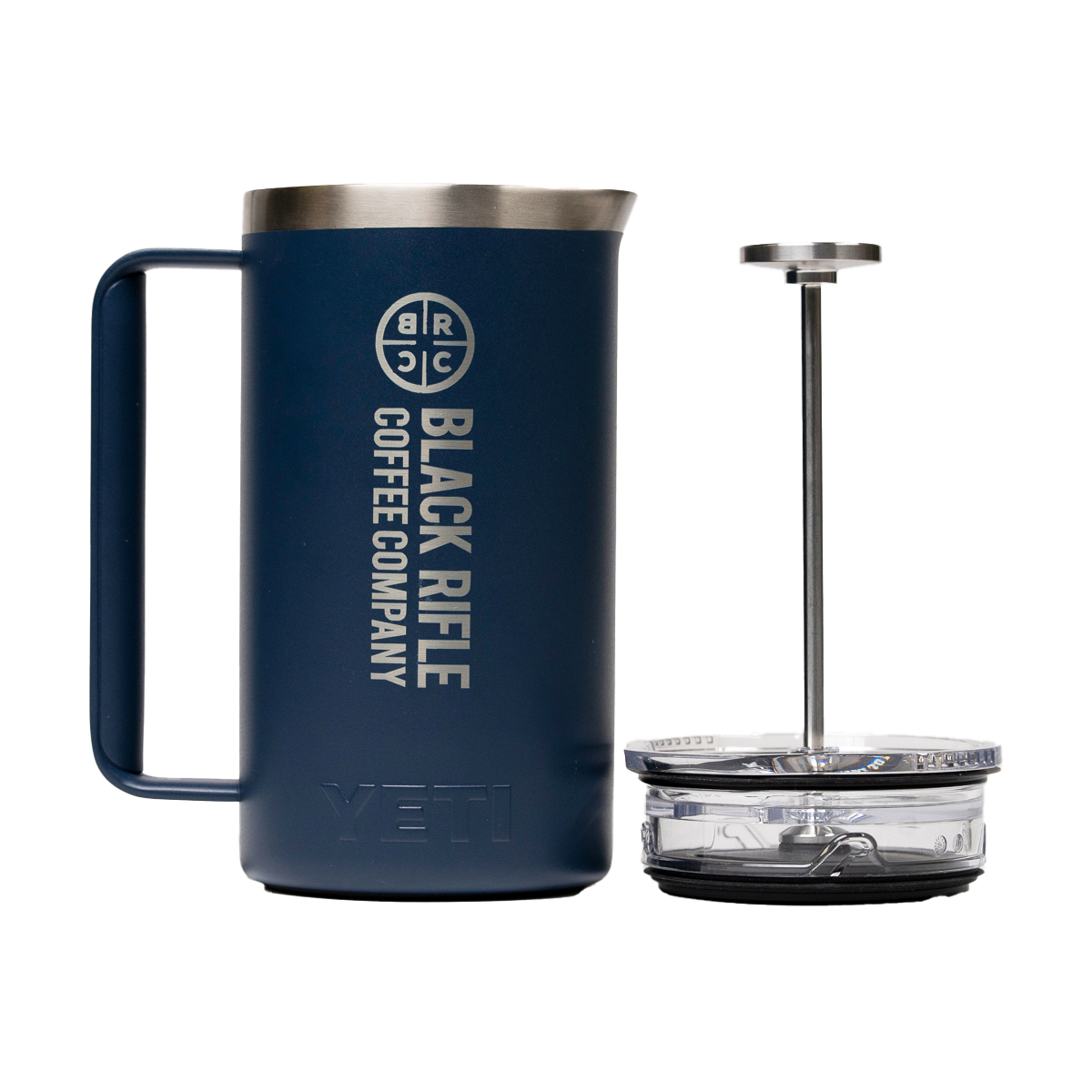 BRCC x YETI Company Logo French Press